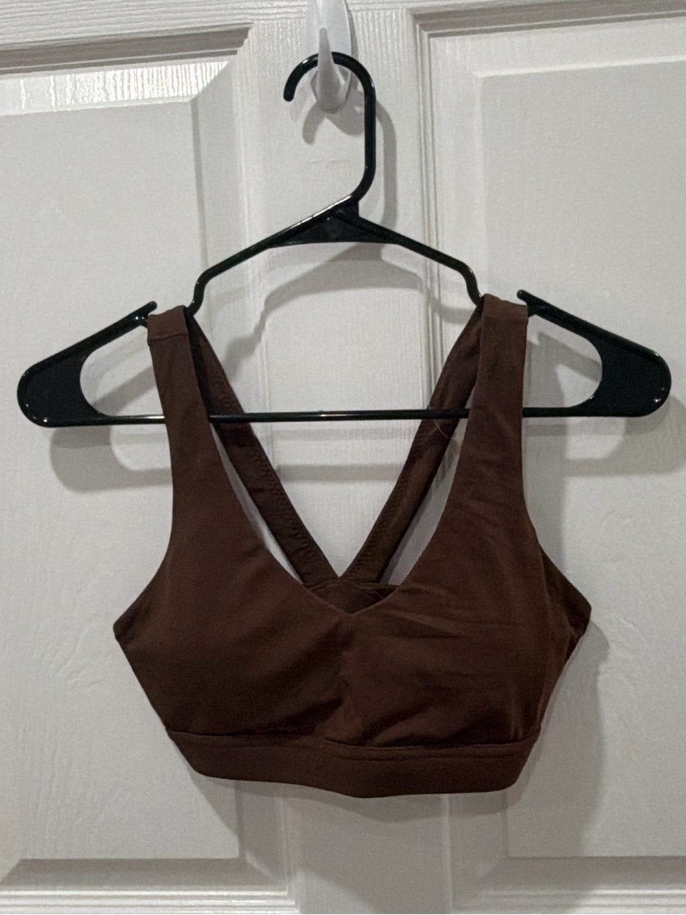 Brown OFFLINE by Aerie V-Neck Sports Bra